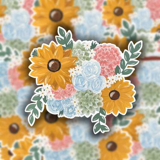 Floral Bouquet Sticker